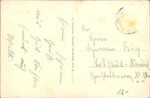 Ak Rickling in Holstein, Kaufhaus Heberlein, Kirche, Winteransicht