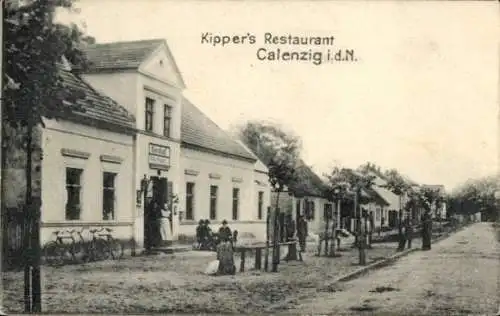 Ak Calenzig Kalenzig in der Neumark Ostbrandenburg, Kipper's Restaurant