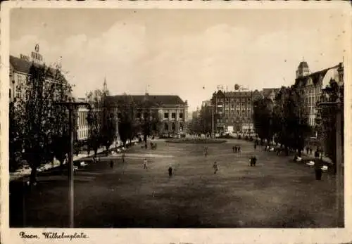 Ak Poznań Posen, Wilhelmplatz