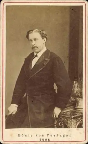 CdV Ludwig I, König von Portugal, Portrait