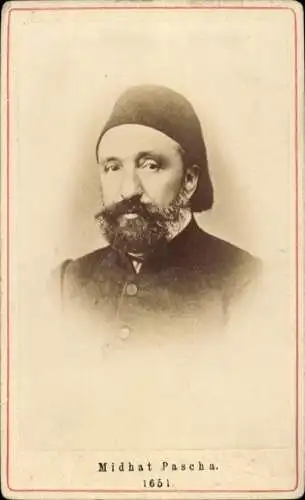 CdV Midhat Pascha, Großwesir, Vater der Osmanischen Verfassung, Portrait