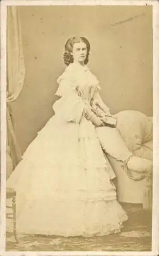CdV Kaiserin Elisabeth von Österreich-Ungarn, Sissi, Sisi, Portrait