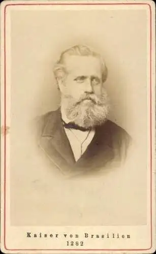CdV Pedro II, Kaiser von Brasilien, Portrait