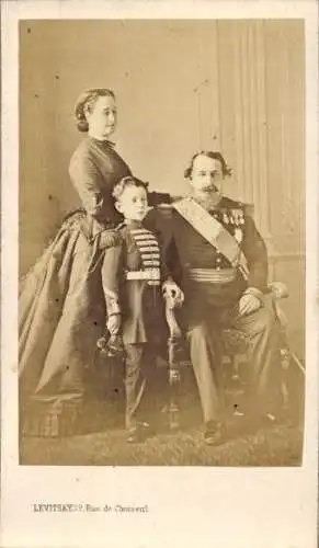 CdV Kaiserin von Frankreich, Eugénie de Montijo, Napoleon III, Portrait