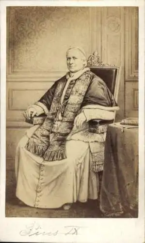 CdV Papst Pius IX., Giovanni Maria MastaiFerretti, Portrait