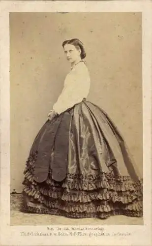 CdV Luise von Preußen, Großherzogin von Baden, Portrait