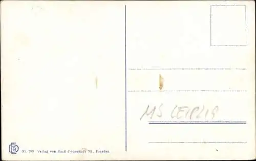 Ak Dresden Pillnitz, Schloss, Dampfer Leipzig