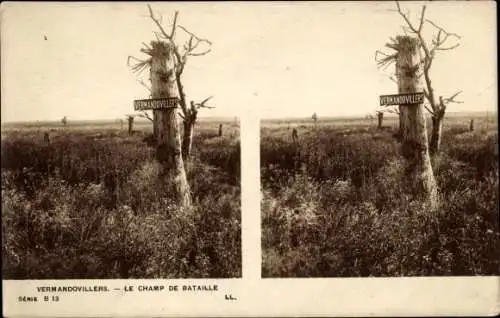 Stereo Ak Vermandovillers Somme, The Battlefield