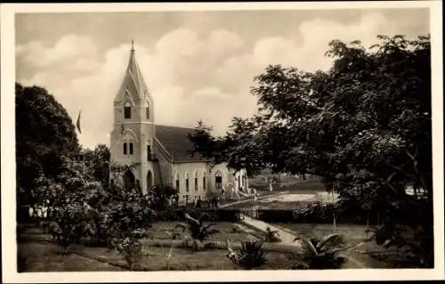 Ak Pandur Indien, Ährenlesekirche, Park