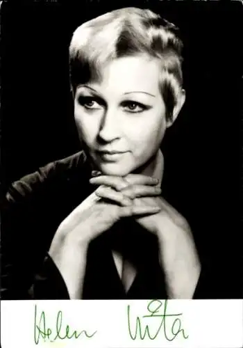 Ak Schauspielerin Helen Vita, Portrait, Autogramm