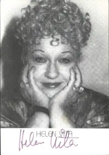 Ak Schauspielerin Helen Vita, Portrait, Autogramm