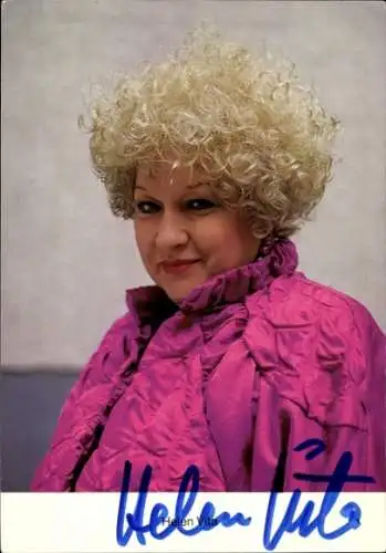 Ak Schauspielerin Helen Vita, Portrait, Autogramm