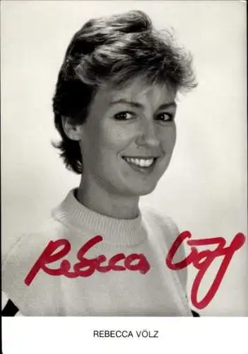 Ak Schauspielerin Rebecca Völz, Portrait, Autogramm