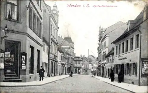 Ak Werdau an der Pleiße in Sachsen, Reichenbacherstraße