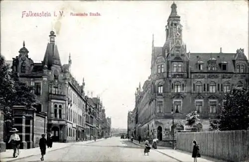 Ak Falkenstein im Harz, Plauensche Straße