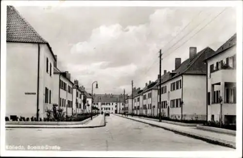 Ak Kölleda Thüringen, Boelke Straße, Wohnhäuser