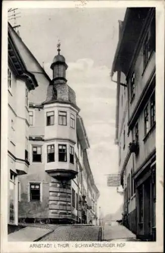 Ak Arnstadt im Ilm Kreis Thüringen, Schwarzburger Hof