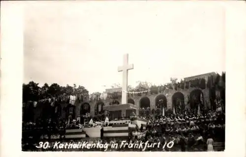 Ak Frankfurt an der Oder, 30. Katholikentag, Kreuz