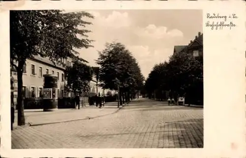 Ak Radeburg in Sachsen, Bahnhofstraße