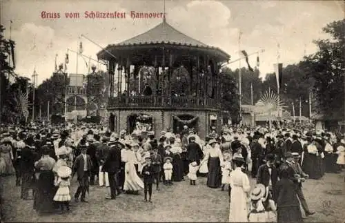 Ak Hannover in Niedersachsen, Schützenfest, Besucher