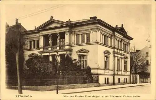 Ak Rathenow im Havelland, Villa des Prinzen Ernst August und der Prinzessin Viktoria Louise