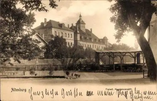 Ak Altenburg in Thüringen, Freiadl. Magdalenenstift