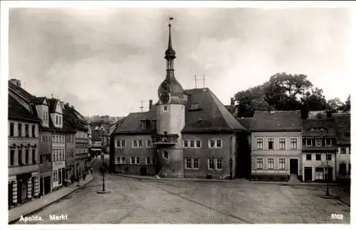 Ak Apolda in Thüringen, Markt