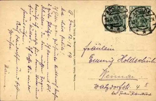 Steindruck Ak Apolda in Thüringen, Viadukt