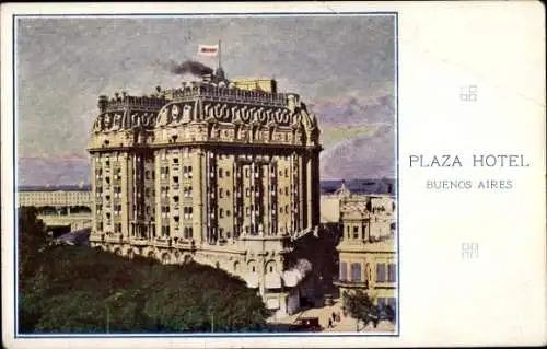 Ak Buenos Aires Argentinien, Plaza Hotel