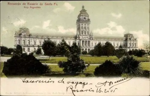 Ak Rosario Santa Fe Argentinien, Amtsgebäude