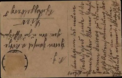 Ak Glückwunsch Neujahr, Tannenzweig mit erlegtem Hasen