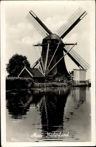 Ak Mooi Niederlande, Windmühle