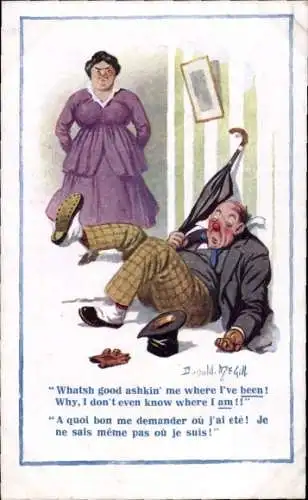 Künstler Ak McGill, Donald, Whatsh good ashkin me where I've been! Why, I don't even know where I am