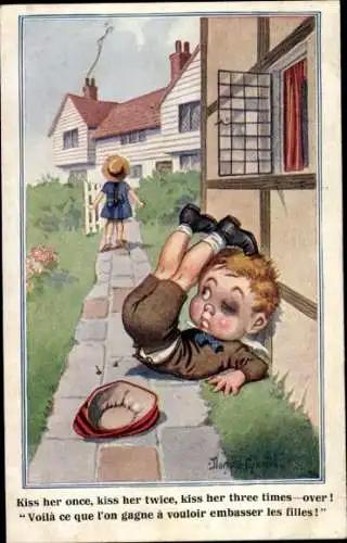 Künstler Ak McGill, Donald, Kiss her once, kiss her twice, kiss her three times over