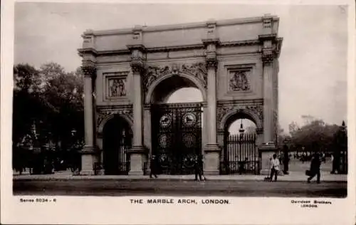 Ak London City England, Marble-Arch