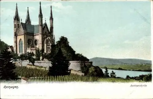 Ak Remagen am Rhein, Apollinariskirche