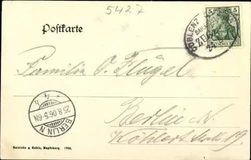 Ak Bad Ems an der Lahn, Totalansicht