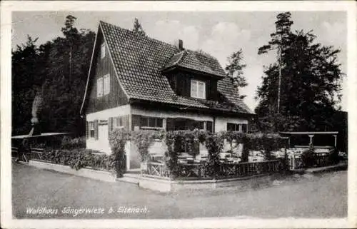 Ak Lutherstadt Eisenach in Thüringen, Waldhaus Sängerwiese
