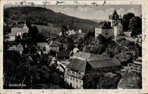 Ak Liebstadt Erzgebirge Sachsen, Teilansicht