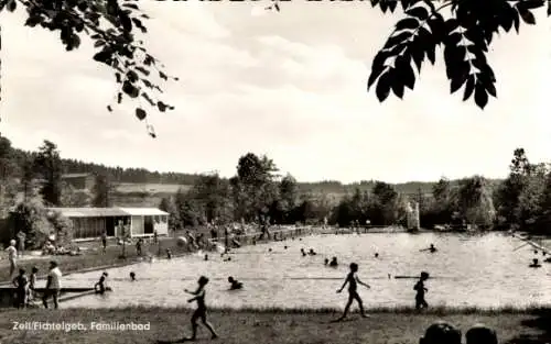 Ak Zell im Fichtelgebirge, Familienbad