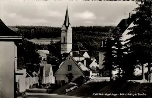 Ak Zell im Fichtelgebirge, Münchberger Straße