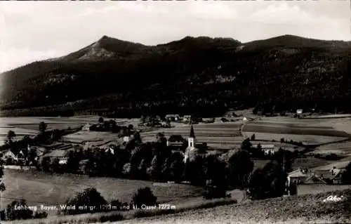 Ak Lohberg im Bayerischen Wald, Gesamtansicht, Gr. und kl. Osser