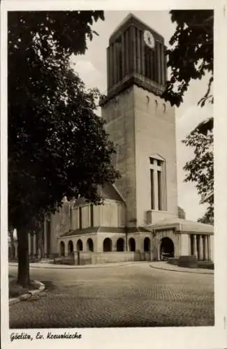 Ak Görlitz in der Lausitz, Evangelische Kreuzkirche