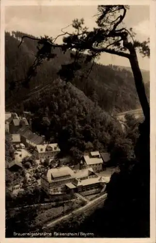 Ak Falkenstein Ludwigsstadt in Oberfranken, Brauereigaststätte