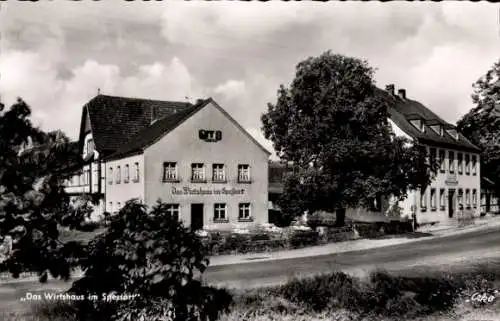 Ak Rohrbrunn Weibersbrunn im Spessart, Das Wirtshaus im Spessart