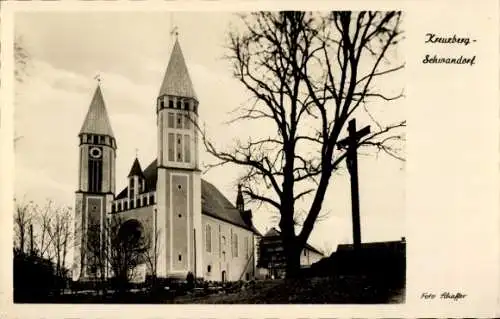 Ak Schwandorf im Oberpfälzer Wald Bayern, Wallfahrtskirche auf dem Kreuzberg