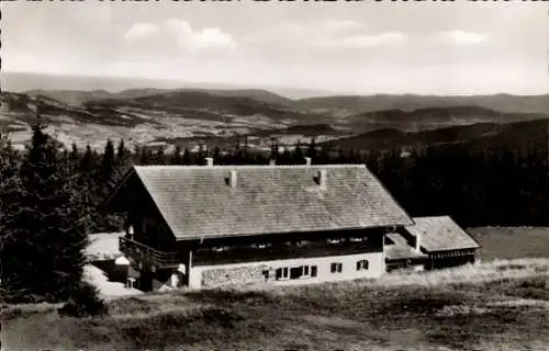 Ak Gotteszell Bayer. Wald, Ferienhaus Loderhard, Bahnstation