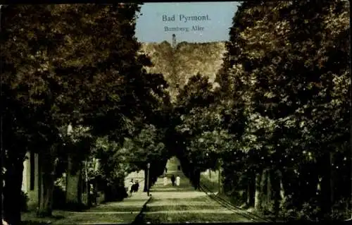 Ak Bad Pyrmont in Niedersachsen, Bomberg Allee