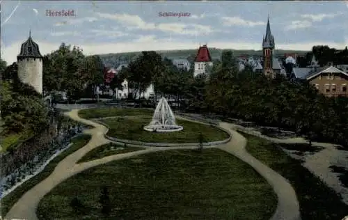 Ak Bad Hersfeld Hessen, Schillerplatz