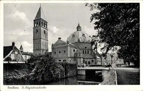 Ak Nordhorn Niedersachsen, Sankt Augustinuskirche